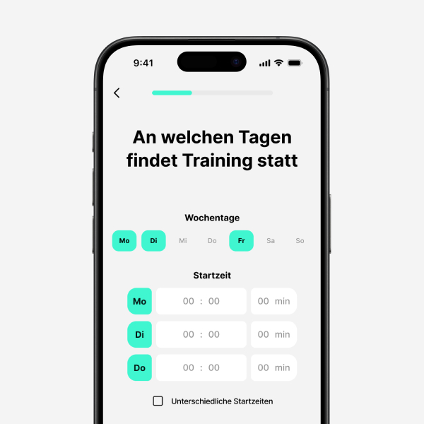 Mannschaft anlegen